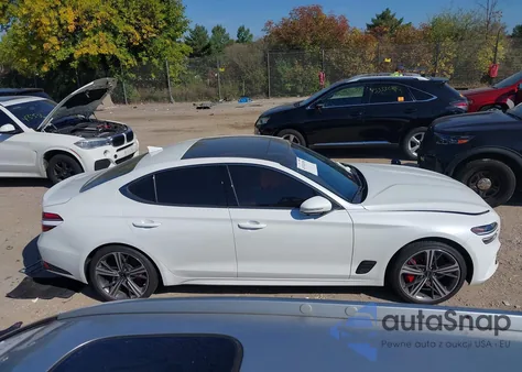 2025 Genesis G70 3.3T Awd Sport Advanced из США, поврежденный, VIN KMTG54SE3SU148348